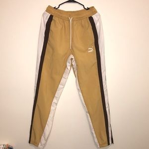 Puma Vintage Track Pants Yellow/Gold New